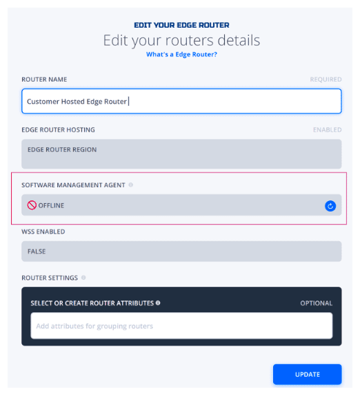 NetFoundry | Edit Your Edge Router